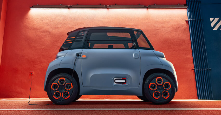 Citroen Ami EV现身闹市公路, 70公里续航, 极速45km/h 242031