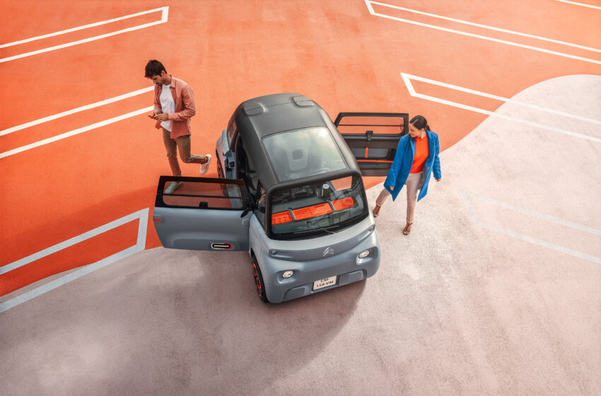 Citroen Ami EV现身闹市公路, 70公里续航, 极速45km/h 242049