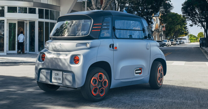 Citroen Ami EV现身闹市公路, 70公里续航, 极速45km/h 242032