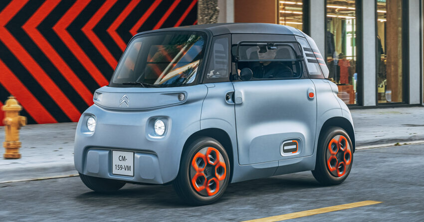 Citroen Ami EV现身闹市公路, 70公里续航, 极速45km/h 242033