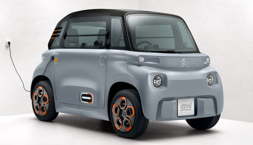 Citroen Ami EV现身闹市公路, 70公里续航, 极速45km/h 242035
