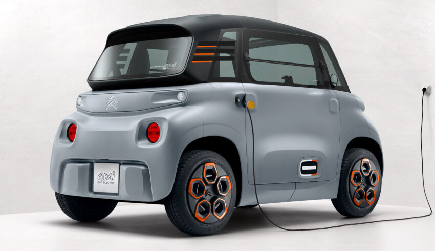 Citroen Ami EV现身闹市公路, 70公里续航, 极速45km/h 242037