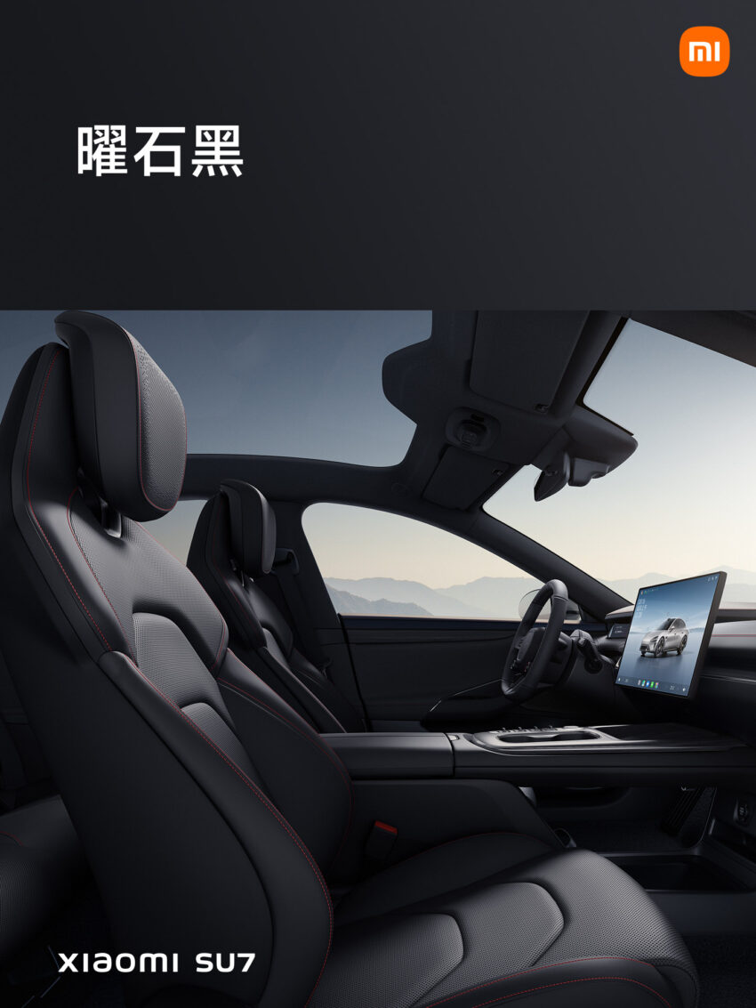 品牌首款汽车产品, 小米 SU7 纯电四门跑房于中国首发! 尺寸与 Porsche Taycan 相若, 2.78秒破百, 极速265km/h 243303