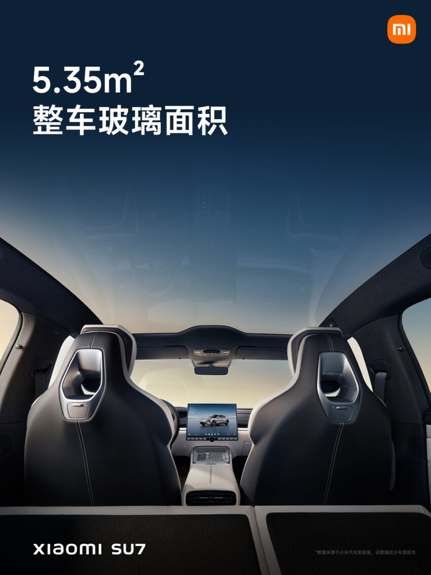 品牌首款汽车产品, 小米 SU7 纯电四门跑房于中国首发! 尺寸与 Porsche Taycan 相若, 2.78秒破百, 极速265km/h 243305