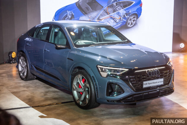 Audi SQ8 e-tron 与 SQ8 Sportback e-tron 纯电性能SUV本地发布, 续航最长471公里, 4.5秒破百, 价格从52万令吉起