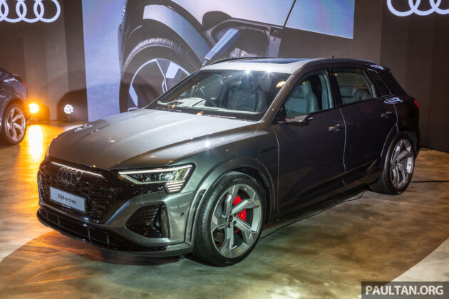 Audi SQ8 e-tron 与 SQ8 Sportback e-tron 纯电性能SUV本地发布, 续航最长471公里, 4.5秒破百, 价格从52万令吉起