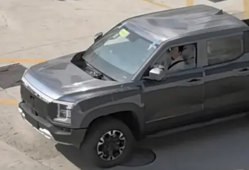 BYD 比亚迪首款皮卡测试谍照曝光, 有PHEV和纯电动版 244190