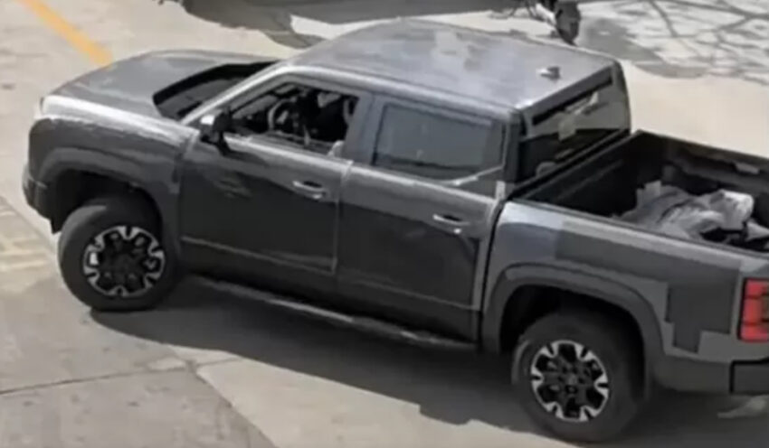 BYD 比亚迪首款皮卡测试谍照曝光, 有PHEV和纯电动版 244191