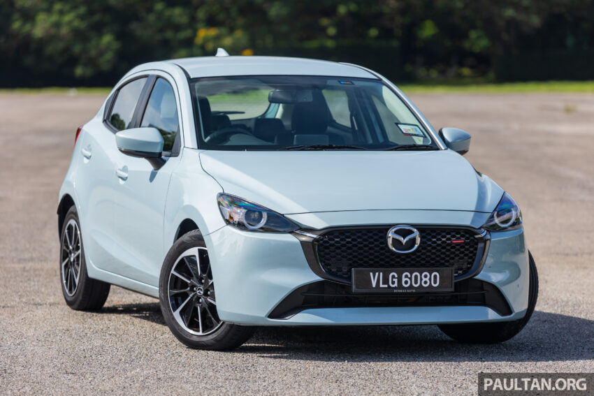 新车实拍: 2024 Mazda 2 1.5 High Sedan 与 Hatchback 小改款, 仅单一等级, 外观小改+配备小幅升级, 售价10.9万 243582