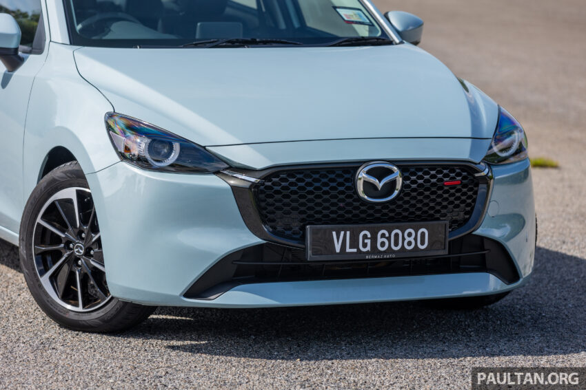 新车实拍: 2024 Mazda 2 1.5 High Sedan 与 Hatchback 小改款, 仅单一等级, 外观小改+配备小幅升级, 售价10.9万 243596