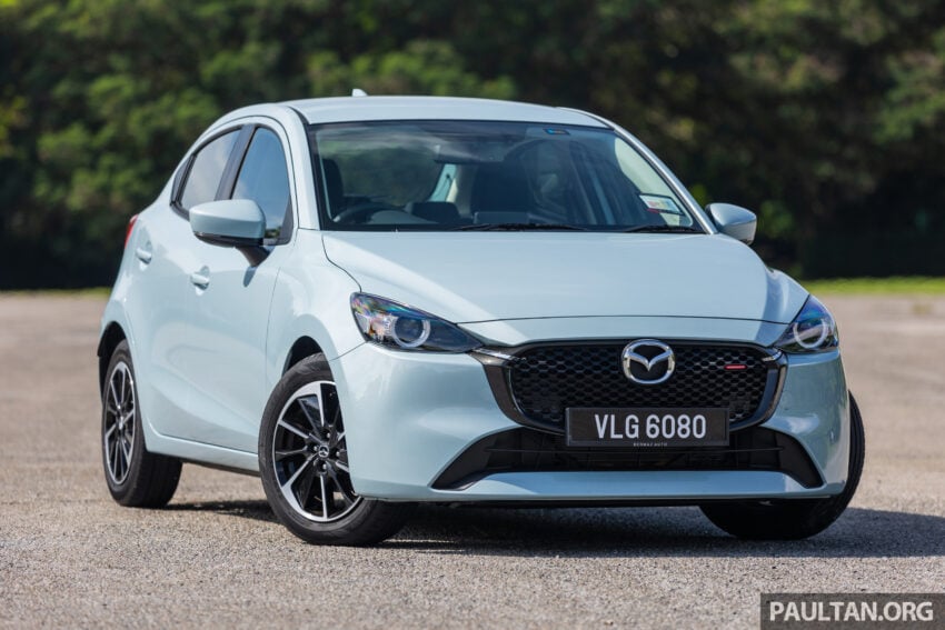 新车实拍: 2024 Mazda 2 1.5 High Sedan 与 Hatchback 小改款, 仅单一等级, 外观小改+配备小幅升级, 售价10.9万 243583
