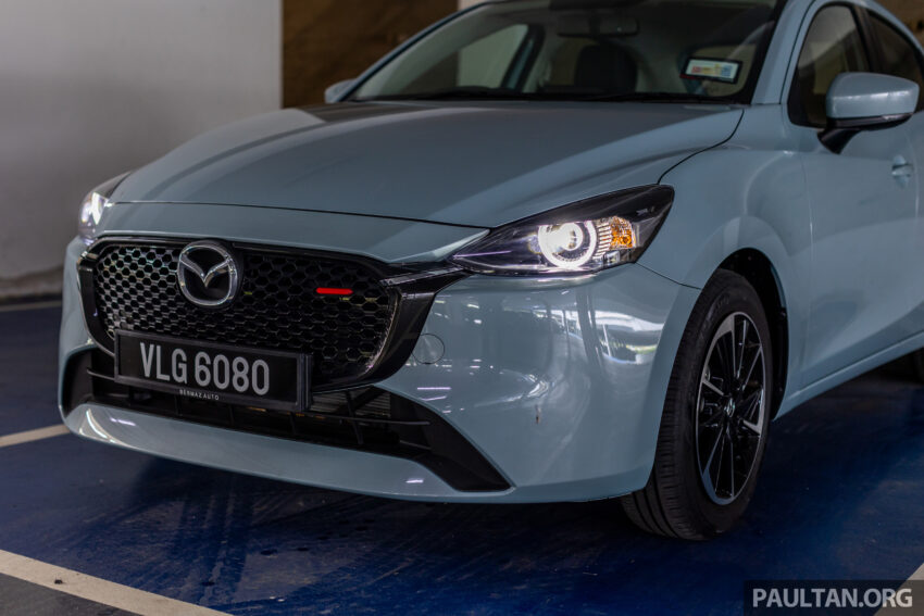 新车实拍: 2024 Mazda 2 1.5 High Sedan 与 Hatchback 小改款, 仅单一等级, 外观小改+配备小幅升级, 售价10.9万 243625