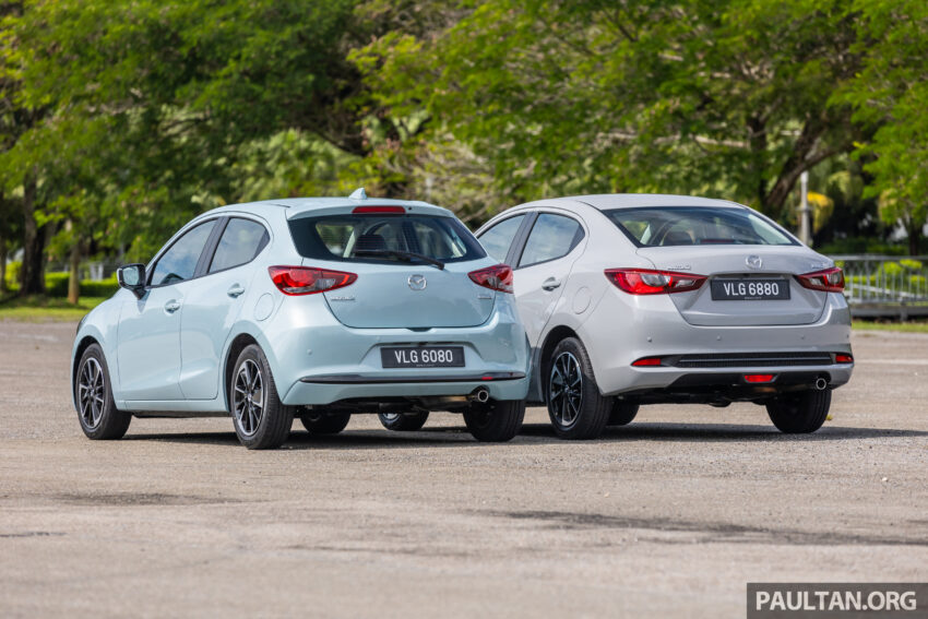 新车实拍: 2024 Mazda 2 1.5 High Sedan 与 Hatchback 小改款, 仅单一等级, 外观小改+配备小幅升级, 售价10.9万 243708