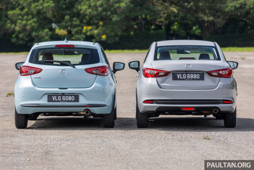 新车实拍: 2024 Mazda 2 1.5 High Sedan 与 Hatchback 小改款, 仅单一等级, 外观小改+配备小幅升级, 售价10.9万 243711