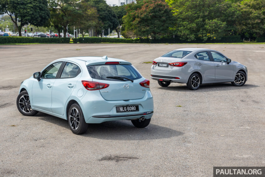 新车实拍: 2024 Mazda 2 1.5 High Sedan 与 Hatchback 小改款, 仅单一等级, 外观小改+配备小幅升级, 售价10.9万 243700