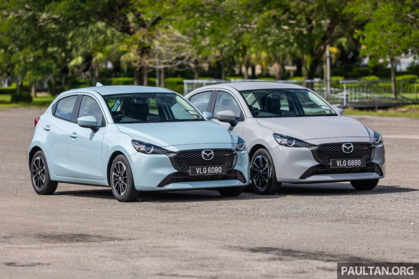 新车实拍: 2024 Mazda 2 1.5 High Sedan 与 Hatchback 小改款, 仅单一等级, 外观小改+配备小幅升级, 售价10.9万 243701