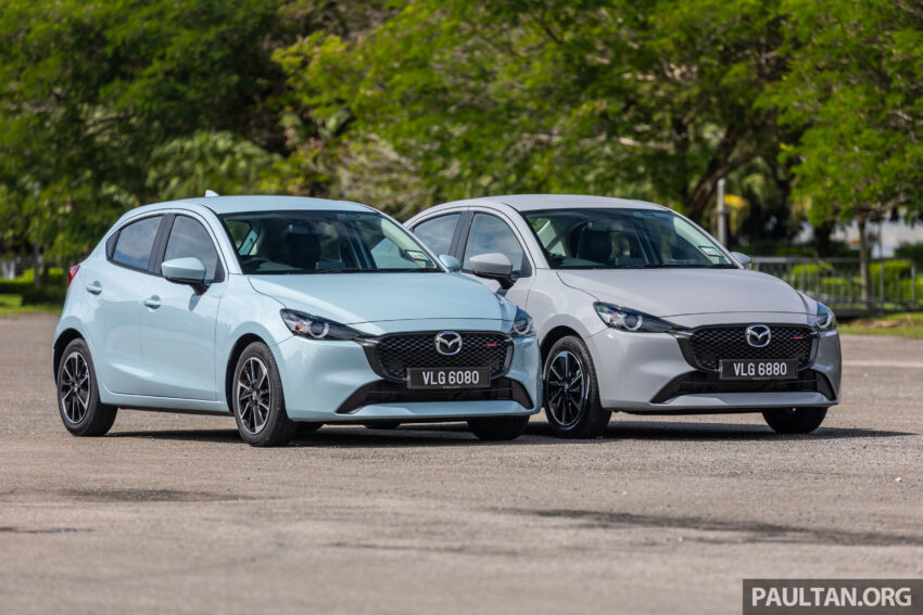 新车实拍: 2024 Mazda 2 1.5 High Sedan 与 Hatchback 小改款, 仅单一等级, 外观小改+配备小幅升级, 售价10.9万 243702