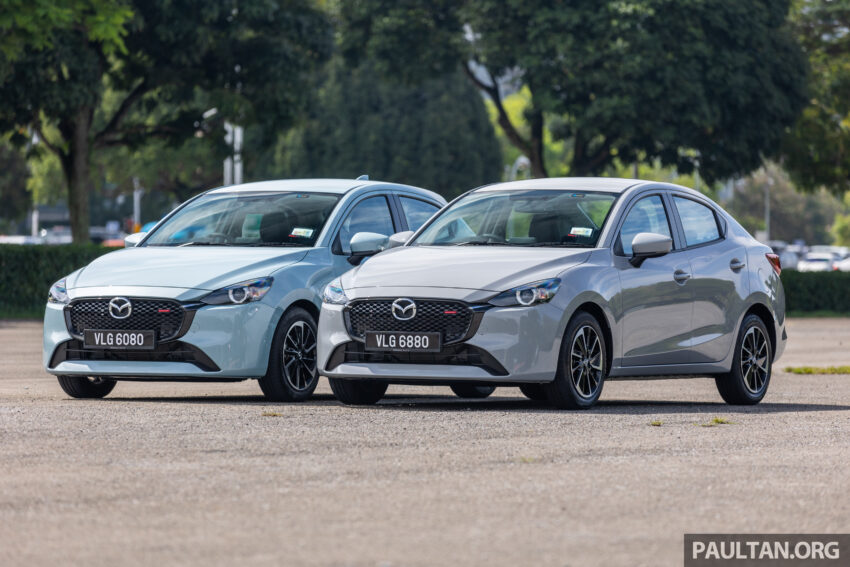 新车实拍: 2024 Mazda 2 1.5 High Sedan 与 Hatchback 小改款, 仅单一等级, 外观小改+配备小幅升级, 售价10.9万 243704