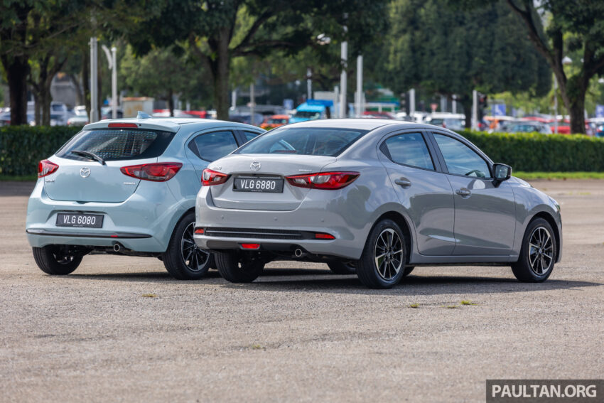 新车实拍: 2024 Mazda 2 1.5 High Sedan 与 Hatchback 小改款, 仅单一等级, 外观小改+配备小幅升级, 售价10.9万 243705