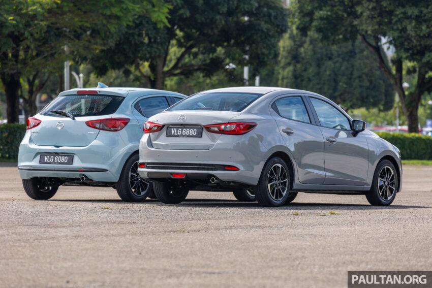 新车实拍: 2024 Mazda 2 1.5 High Sedan 与 Hatchback 小改款, 仅单一等级, 外观小改+配备小幅升级, 售价10.9万 243706