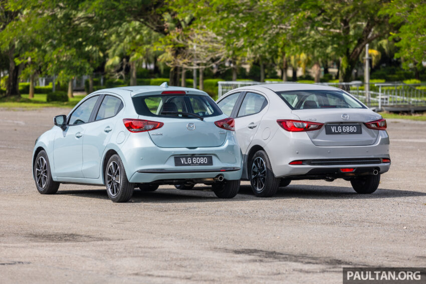 新车实拍: 2024 Mazda 2 1.5 High Sedan 与 Hatchback 小改款, 仅单一等级, 外观小改+配备小幅升级, 售价10.9万 243707