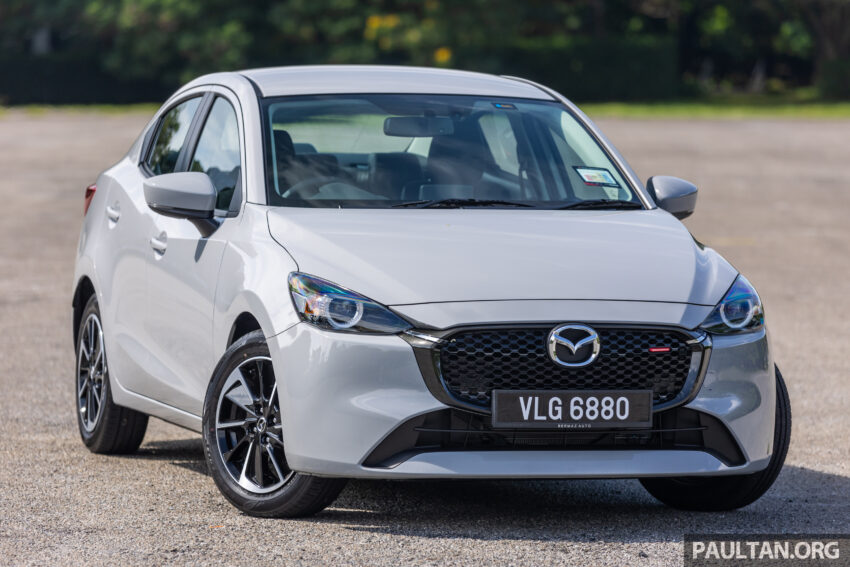 新车实拍: 2024 Mazda 2 1.5 High Sedan 与 Hatchback 小改款, 仅单一等级, 外观小改+配备小幅升级, 售价10.9万 243465