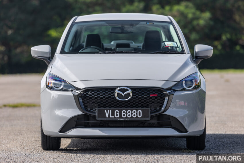 新车实拍: 2024 Mazda 2 1.5 High Sedan 与 Hatchback 小改款, 仅单一等级, 外观小改+配备小幅升级, 售价10.9万 243476