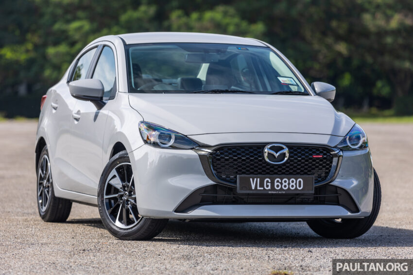 新车实拍: 2024 Mazda 2 1.5 High Sedan 与 Hatchback 小改款, 仅单一等级, 外观小改+配备小幅升级, 售价10.9万 243466