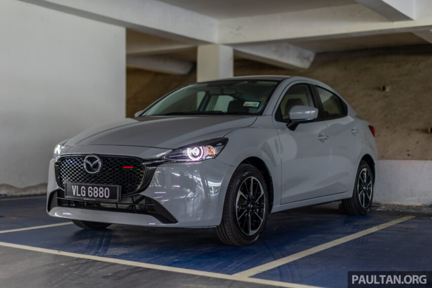 新车实拍: 2024 Mazda 2 1.5 High Sedan 与 Hatchback 小改款, 仅单一等级, 外观小改+配备小幅升级, 售价10.9万 243503