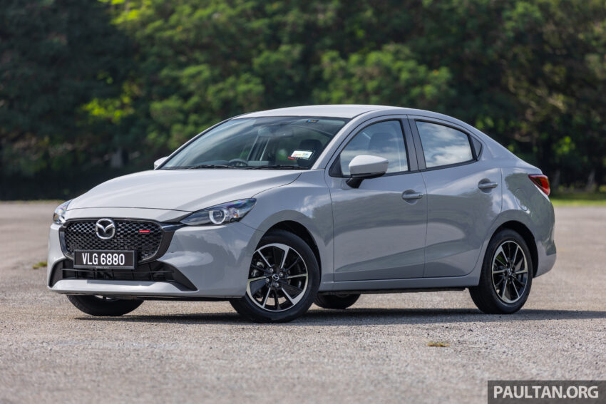 新车实拍: 2024 Mazda 2 1.5 High Sedan 与 Hatchback 小改款, 仅单一等级, 外观小改+配备小幅升级, 售价10.9万 243468