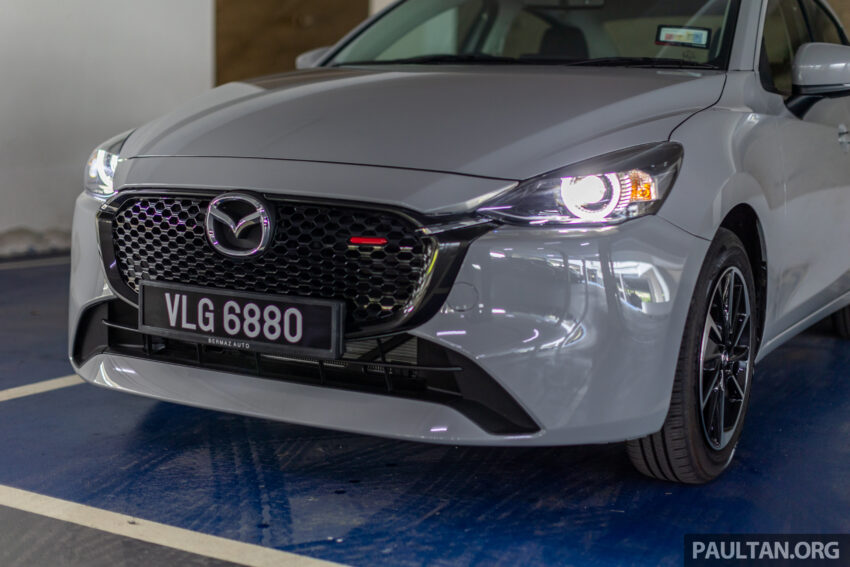 新车实拍: 2024 Mazda 2 1.5 High Sedan 与 Hatchback 小改款, 仅单一等级, 外观小改+配备小幅升级, 售价10.9万 243504