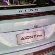 GAC Aion Y Plus 于本地登场，主打大空间的五座纯电动掀背车，续航里程可达610公里，总代理确认今年于马面市