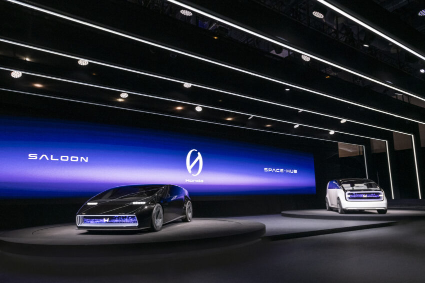 Honda 发表0系列电动概念车, 包含 Saloon 与 Space Hub 两款产品, 2026年北美实现量产, 将采用全新电动车厂徽 244294