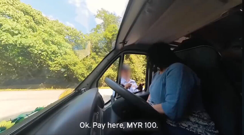英国网红夫妇大马自驾游超速，交警拦截收取RM100“私了” 245581