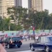 柔佛苏丹乘坐经典款 Rolls-Royce Phantom VI 离开柔佛王宫前往机场, 前往吉隆坡登基成为我国第17任国家元首