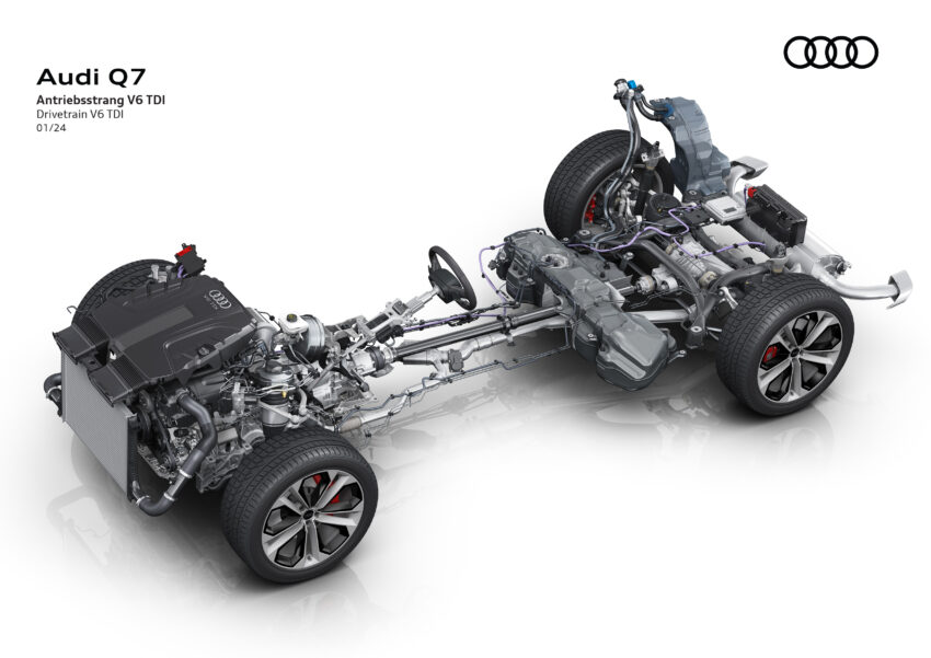 2024 Audi Q7 与 SQ7 二度小改款, 有汽油或柴油引擎可选 246670