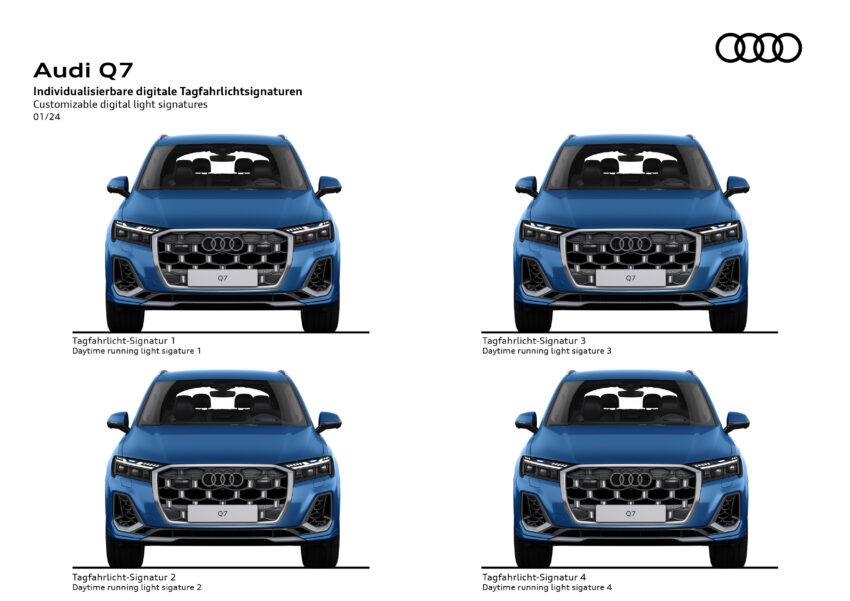 2024 Audi Q7 与 SQ7 二度小改款, 有汽油或柴油引擎可选 246679