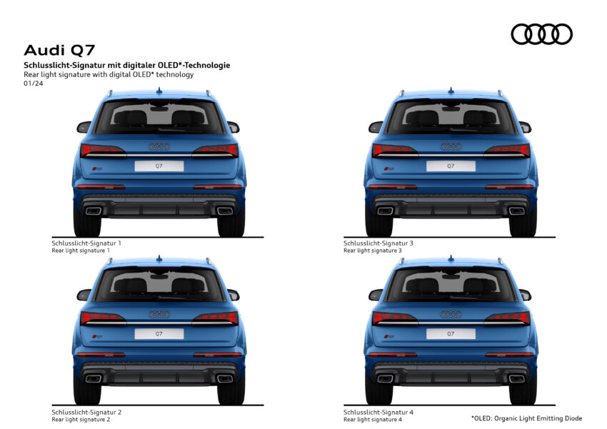 2024 Audi Q7 与 SQ7 二度小改款, 有汽油或柴油引擎可选 246680