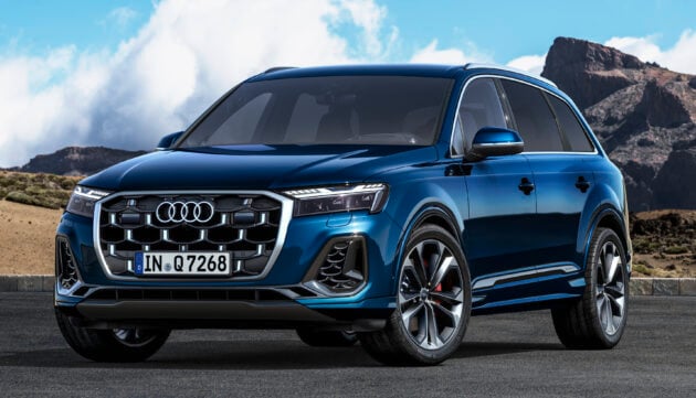 2024 Audi Q7 与 SQ7 二度小改款, 有汽油或柴油引擎可选