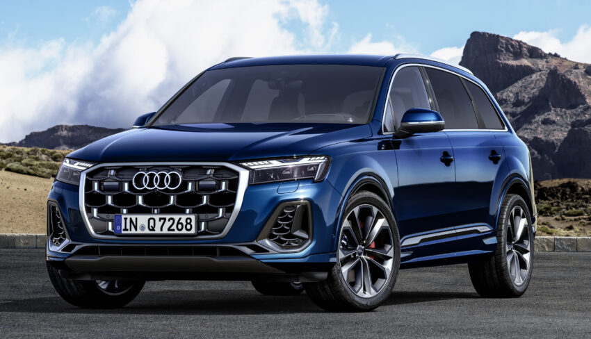 2024 Audi Q7 与 SQ7 二度小改款, 有汽油或柴油引擎可选 246686
