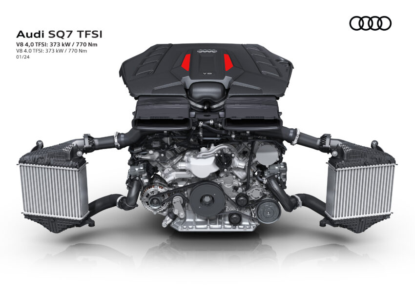 2024 Audi Q7 与 SQ7 二度小改款, 有汽油或柴油引擎可选 246736