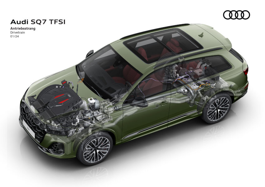 2024 Audi Q7 与 SQ7 二度小改款, 有汽油或柴油引擎可选 246739