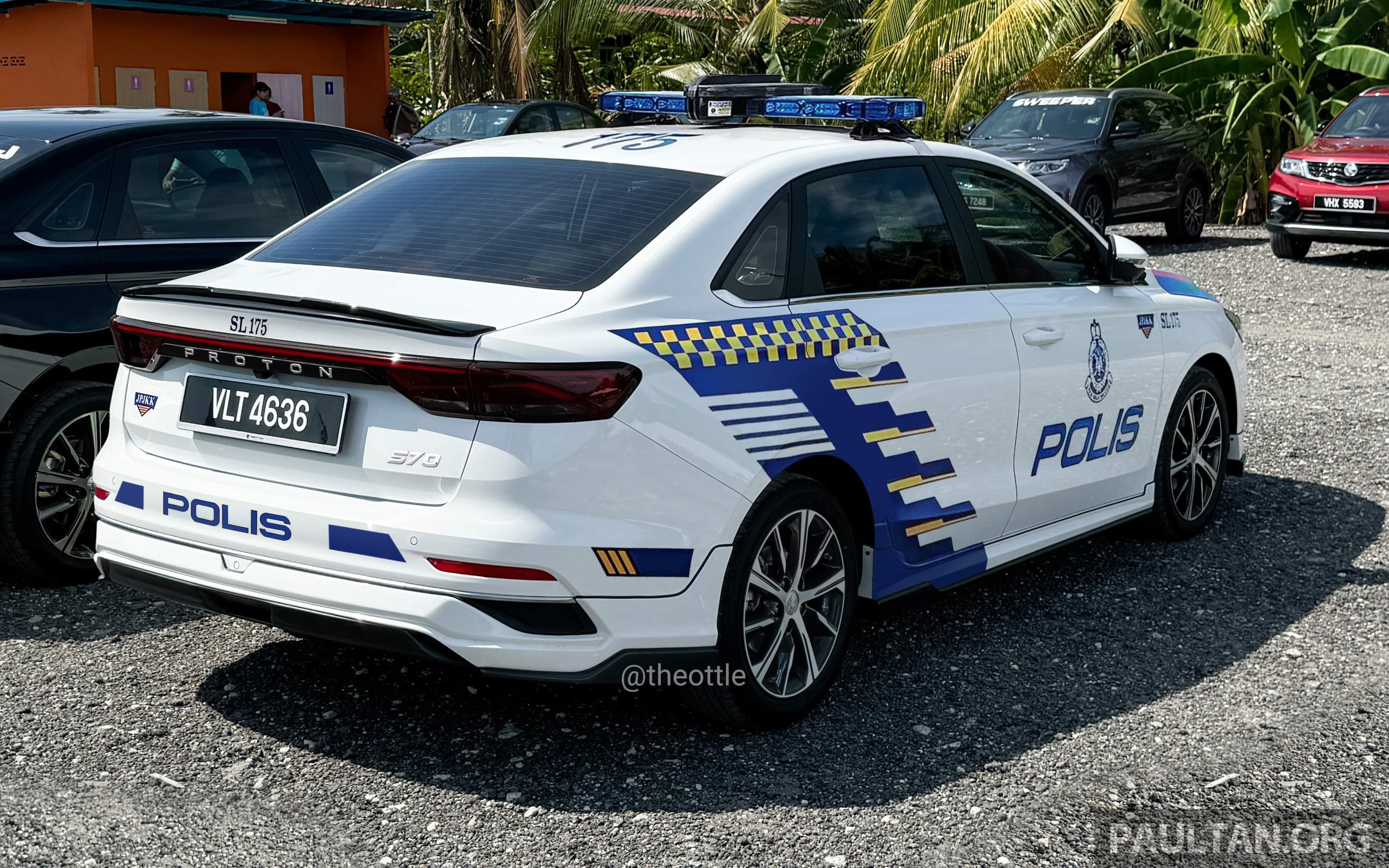 数码制成图释出！Proton S70 化身为大马皇家警察巡逻车