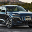 Audi Q6 与 SQ6 e-tron 首发, 最快4.2秒破百, 续航最长625公里, 21分钟可充电至80%, 与 Porsche Macan 同组底盘