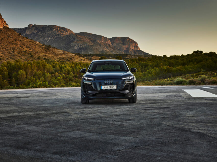 Audi Q6 与 SQ6 e-tron 首发, 最快4.2秒破百, 续航最长625公里, 21分钟可充电至80%, 与 Porsche Macan 同组底盘 251668