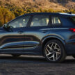 Audi Q6 与 SQ6 e-tron 首发, 最快4.2秒破百, 续航最长625公里, 21分钟可充电至80%, 与 Porsche Macan 同组底盘