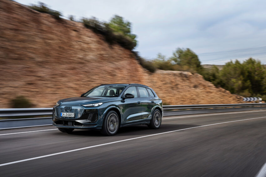 Audi Q6 与 SQ6 e-tron 首发, 最快4.2秒破百, 续航最长625公里, 21分钟可充电至80%, 与 Porsche Macan 同组底盘 251676