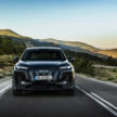 Audi Q6 与 SQ6 e-tron 首发, 最快4.2秒破百, 续航最长625公里, 21分钟可充电至80%, 与 Porsche Macan 同组底盘