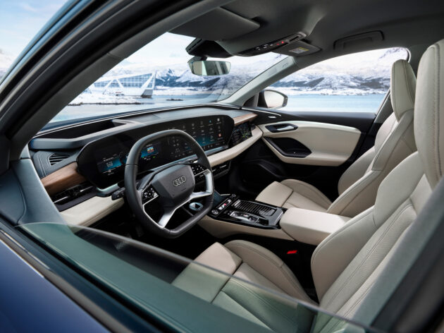 Audi Q6 与 SQ6 e-tron 首发, 最快4.2秒破百, 续航最长625公里, 21分钟可充电至80%, 与 Porsche Macan 同组底盘