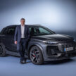 Audi Q6 与 SQ6 e-tron 首发, 最快4.2秒破百, 续航最长625公里, 21分钟可充电至80%, 与 Porsche Macan 同组底盘